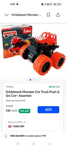 Kriiddaank Monster Car Truck