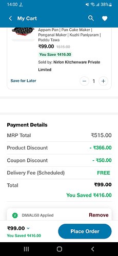 Nirlon Non-Stick Appam Patra