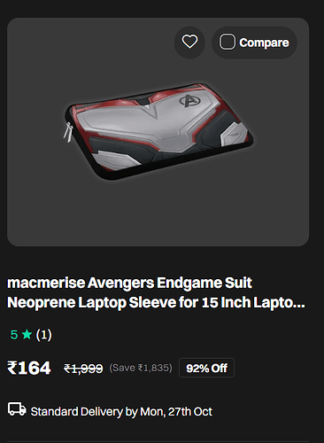Macmerise Avengers Endgame Laptop Sleeve