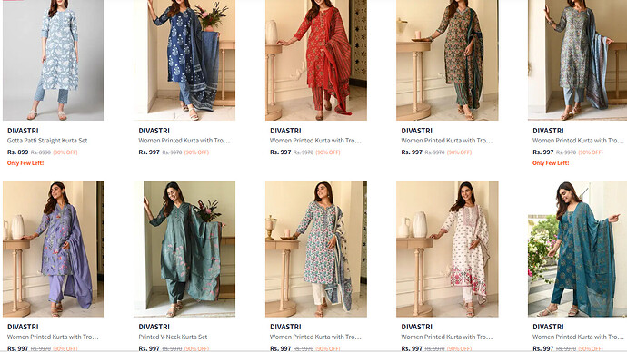 DIVASTRI Dresses 90% Off Myntra