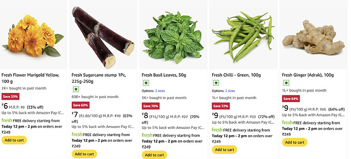 Amazon Fresh Grocery Discounts
