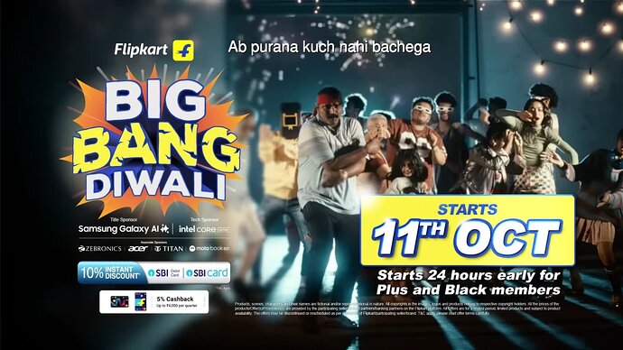 Flipkart Big Bang Diwali Sale