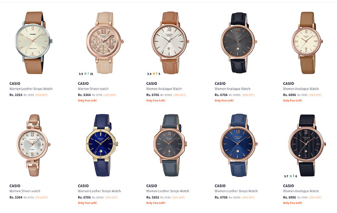Myntra Casio Offer
