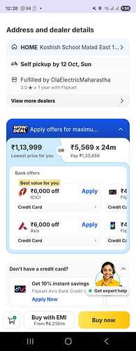 OLA Roadster X Electric Scooter