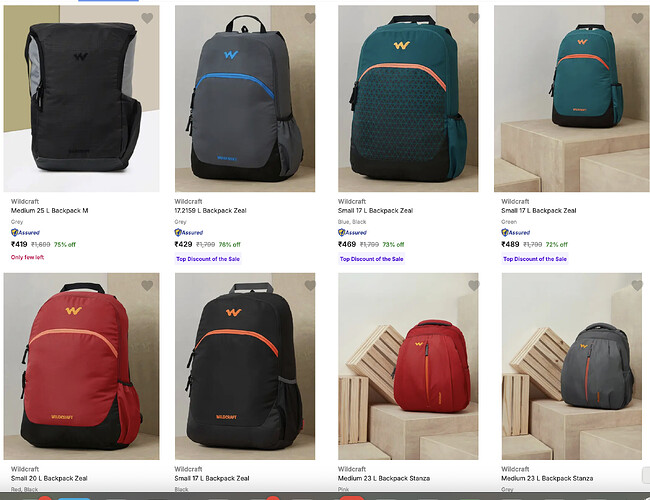 Wildcraft Backpacks Deal