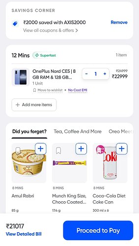 OnePlus Mobile Offer Screenshot 1