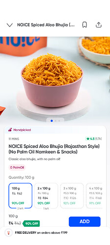 Rajasthani Aloo Bhujia 90% Off