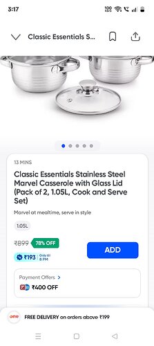 Classic Essentials Stainless Steel Casserole Set