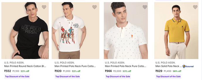 U.S. Polo Assn. Men's T-Shirts