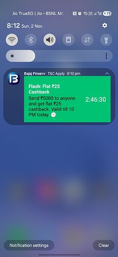Bajaj Finserv Cashback Offer