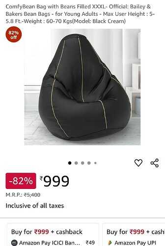 Lazy Sacks Bean Bag Comfort