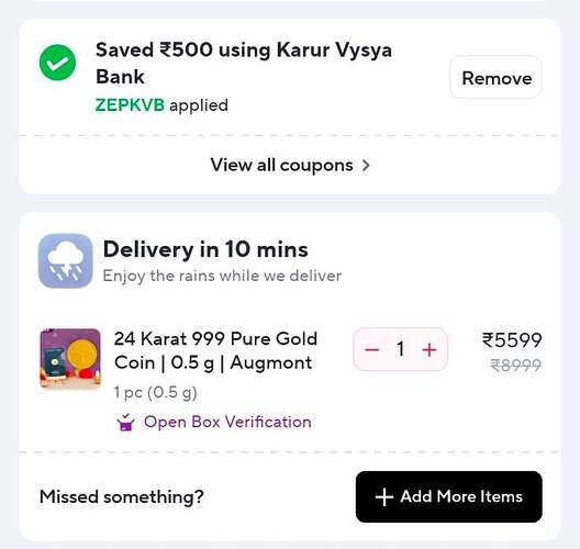 Augmont 24K Pure Gold Coin