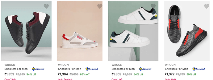 Wrogn Shoes Sale