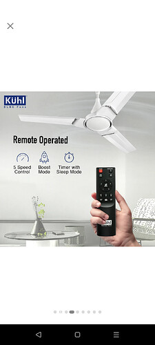 Kuhl Prima A3 BLDC Ceiling Fan Features