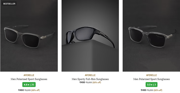 Aferelle Sunglasses & Frames Offer