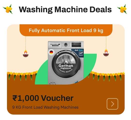 Washing Machine Offers
