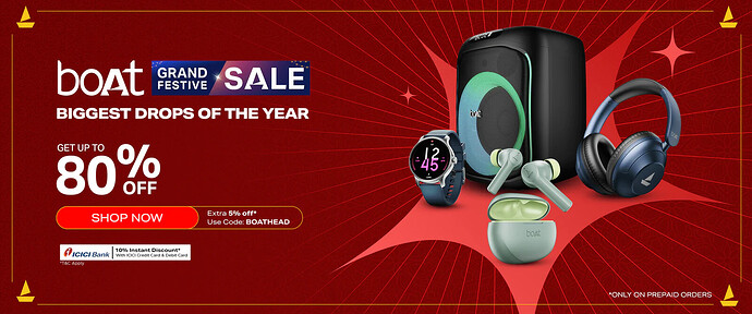 Boat Grand Festive Sale