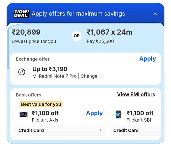 POCO F6 5G Bank Offers and Discounts