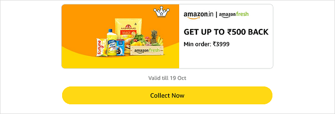 Amazon Fresh Cashback Offer Image 2
