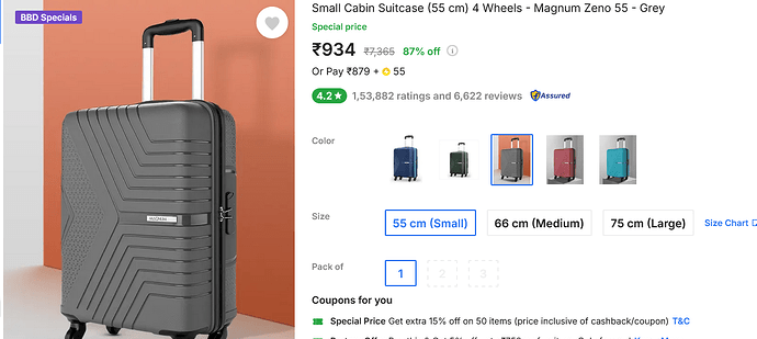 Safari Small Cabin Suitcase