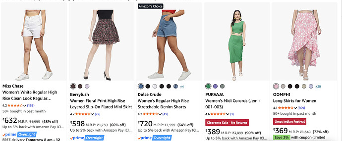 Amazon Women's Fashion Sale