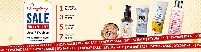 The Natural Wash Payday Sale Banner