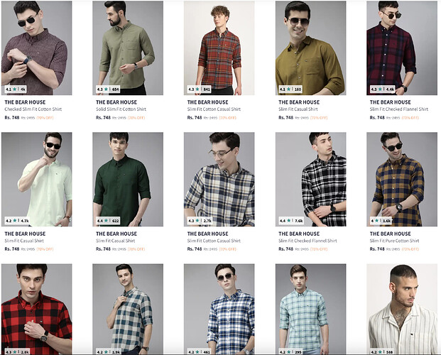 The Bear House Men's Clothing Sale