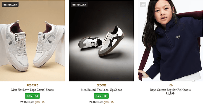 Puma, H&M, Nike Fashion Sale