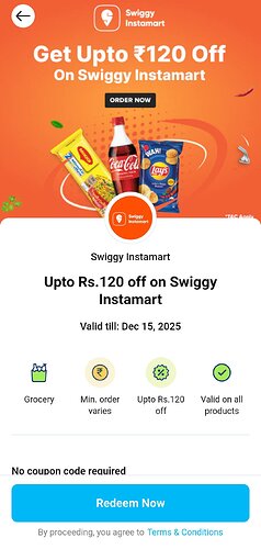 Swiggy Instamart Offer Screenshot 2