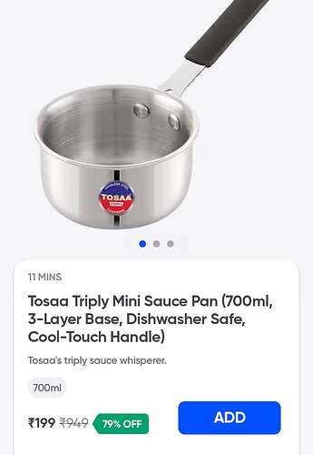 Tosaa Triply Mini Sauce Pan