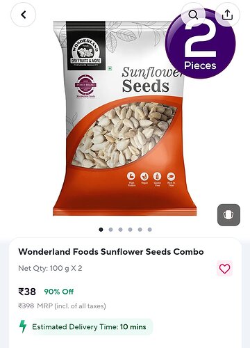 Wonderland Foods Sunflower Seeds Multi-Pack Offer