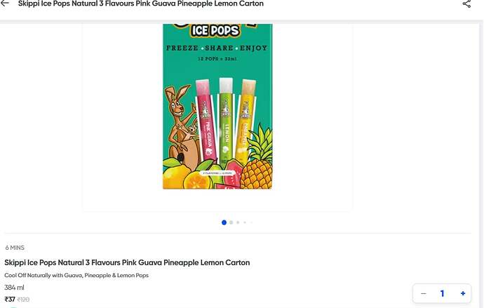 Skippi Ice Pops Flavors