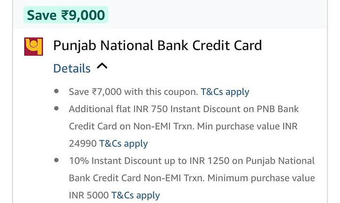 PNB Bank Offer