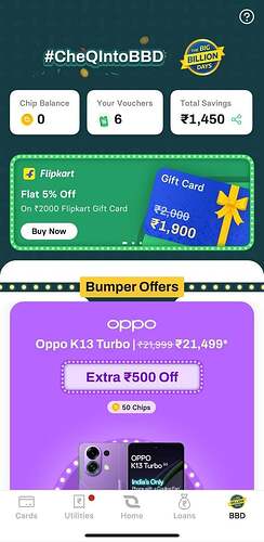 Flipkart Voucher Details