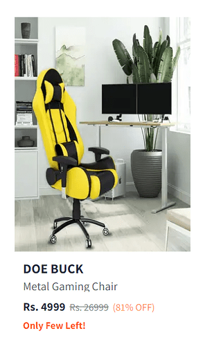 DOE BUCK Gaming Chair