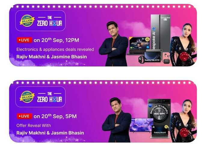 Flipkart LiveShop+ Event