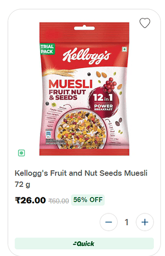 Kellogg's Fruit & Nut Seeds Muesli