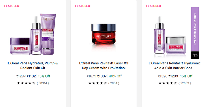 L'Oréal Paris Skincare Offer