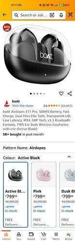 boAt Airdopes 311 Pro TWS Earbuds