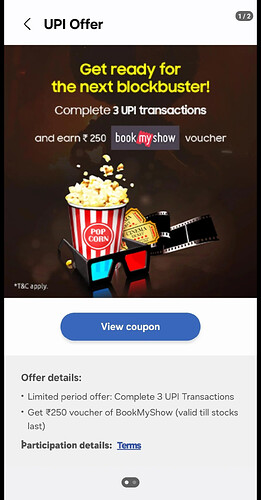Samsung Wallet BookMyShow Offer