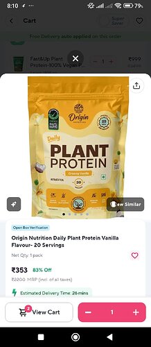 Origin Nutrition Plant Protein