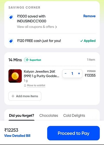 Kalyan Jewellers 1g 24K Gold Coin Offer