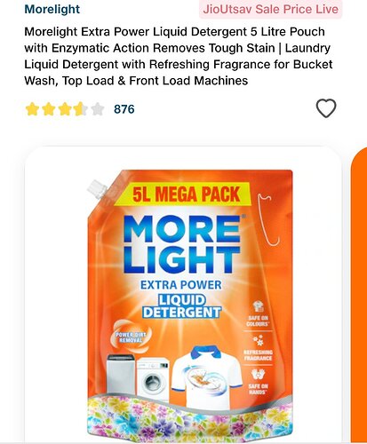 JioMart Diwali Offer for Detergent