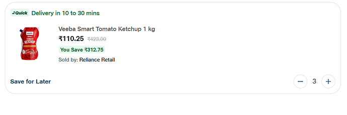 Veeba Ketchup Special Offer