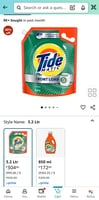 Tide Matic Liquid Detergent 3.2L