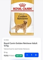 Royal Canin Golden Retriever Adult Dog Food 12 Kg