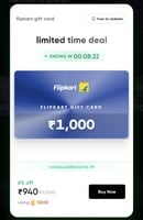 Flipkart Gift Card on Cred App