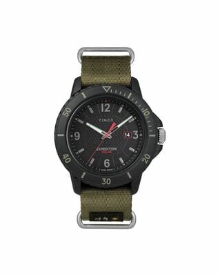 Timex Men's Analogue Green Dial Watch