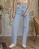 Shein Women's Frayed Hem Jeans