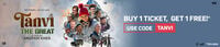 BookMyShow Tanvi The Great Movie BOGO Offer